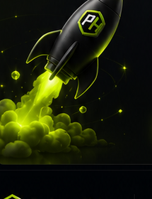 Neon rocket launching